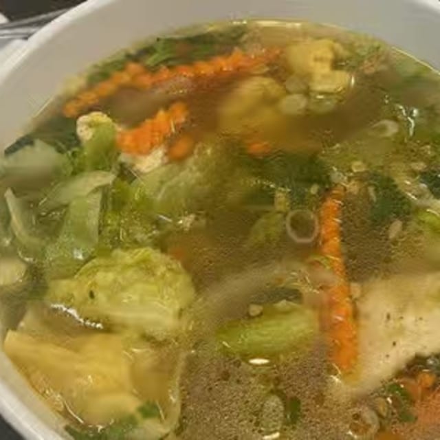 Chicken Wonton Soup.